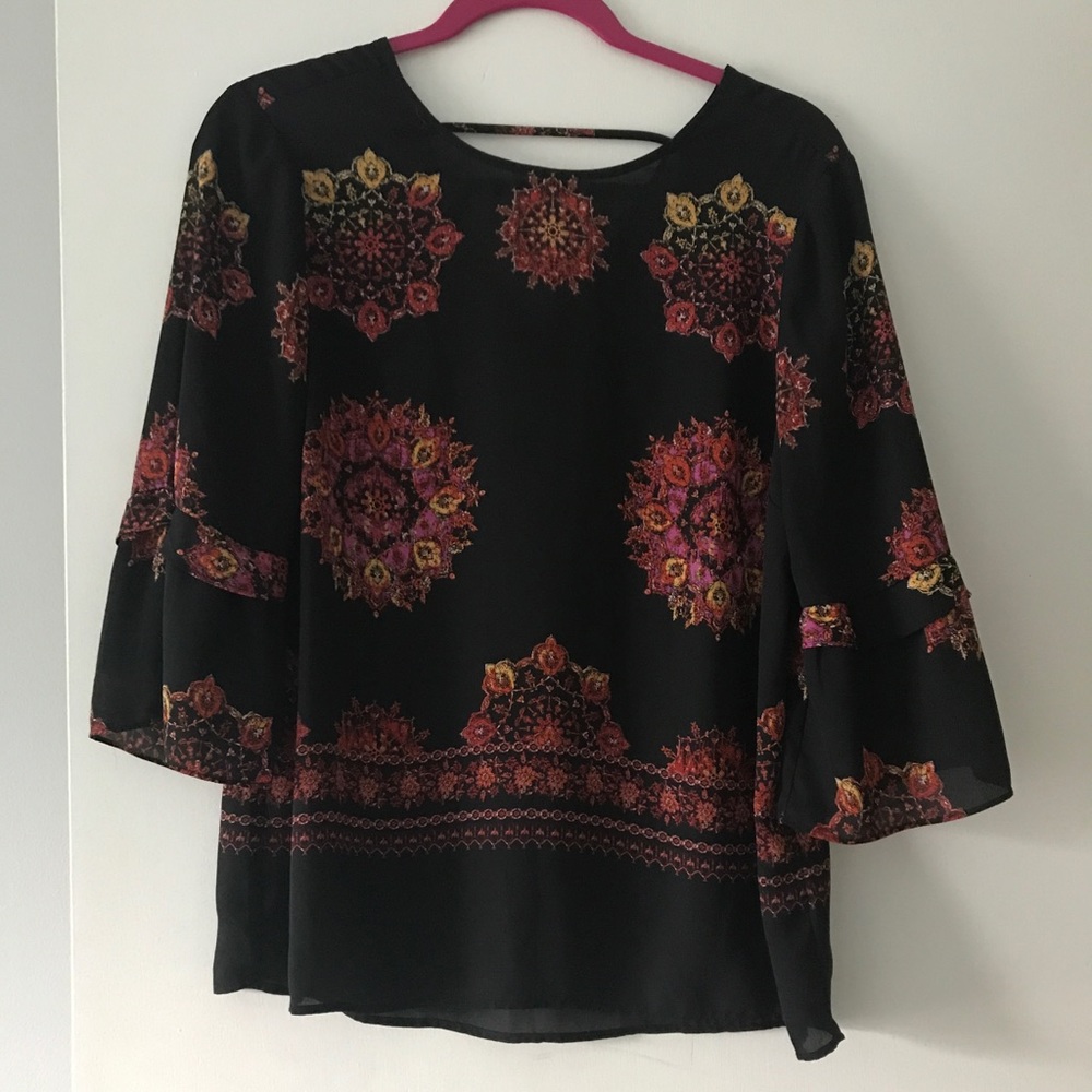 DR2 3/4 Sleeve Top Size Small